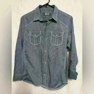 Boys Buckle Dress Shirt Lt blue Size Large 14-16 A0004